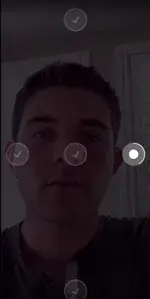 shows how to qualibrate your face in the device
